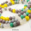 Хрустальные рондели СЕРО-ЖЕЛТЫЙ МИКС 4 мм 41 см