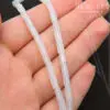 Хрустальные трубочки с огранкой 6,5 мм (лунные) 40 см