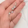 Подвеска для сережек 72 мм (родий)