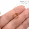Рамка круглая 14 мм (золото)