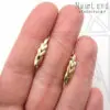 Швензы английский замок 18 мм (золото)