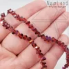 Хрустальные бусины БОРДОВЫЕ 4 мм ЦЕЛАЯ нить