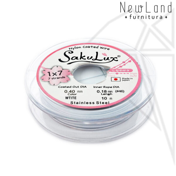 Тросик FLEXY 7 - Sakulux - 0,4 мм (серебро) катушка